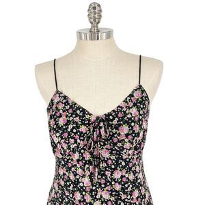 Y2K Fairy Slip Dress Large Babydoll Whimsical‎ Pink Floral Feminine No Comment